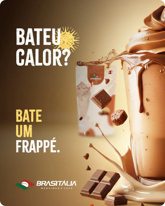 Anúncio Bateu calor? Bate um Frappé