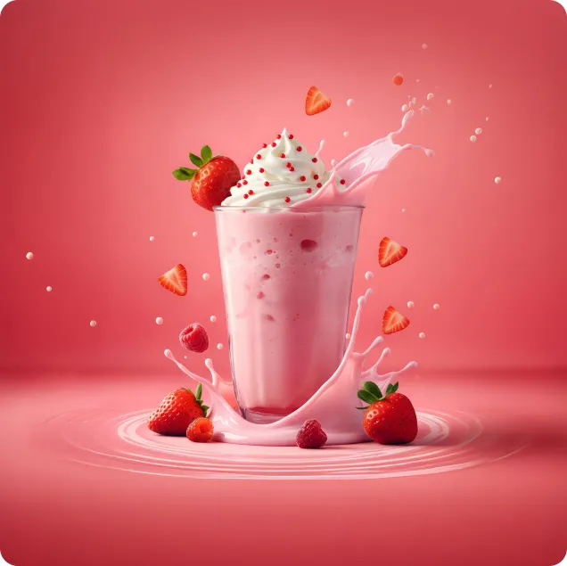 Frappé de morango Brasitália